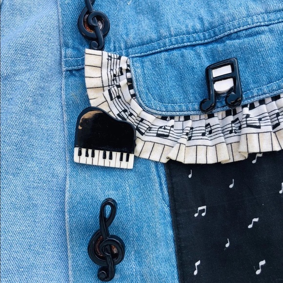 Blue Jean Piano Jacket - Picture 4 of 7